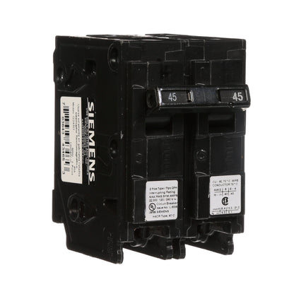 Siemens Q245H Circuit Breaker | 240V 45A 22kA@240V Plug-In Q Series