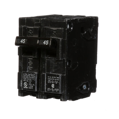 Siemens Q245 Circuit Breaker | 240V 45A 2 Pole 10kA@240V Plug-In Q Series