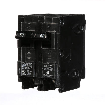 Siemens Q260 Circuit Breaker 120/240V 60A 2P 10kA@240V Plug-In Q Series