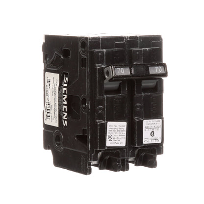Siemens Q270HH Circuit Breaker | 240V 70A 2P 65kA@240V Plug-In Q Series