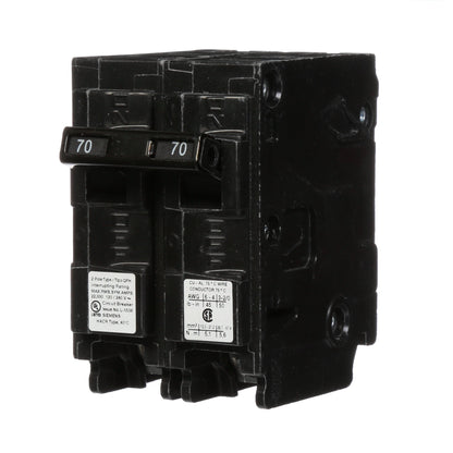 Siemens Q270H Circuit Breaker | 240V 70A 2P 22kA@240V Plug-In Q Series