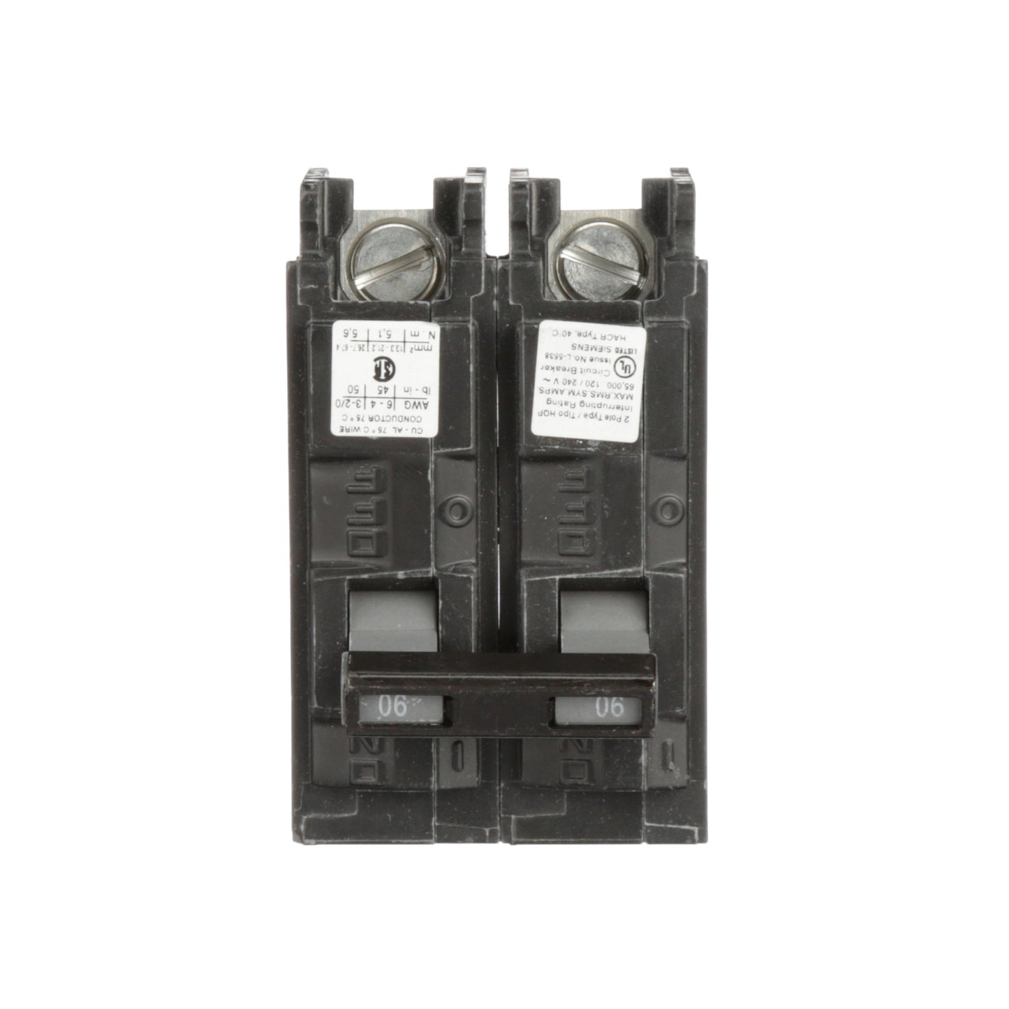 Siemens Q290HH Circuit Breaker | 240V 90A 2P 65kA@240V Plug-In Q Series