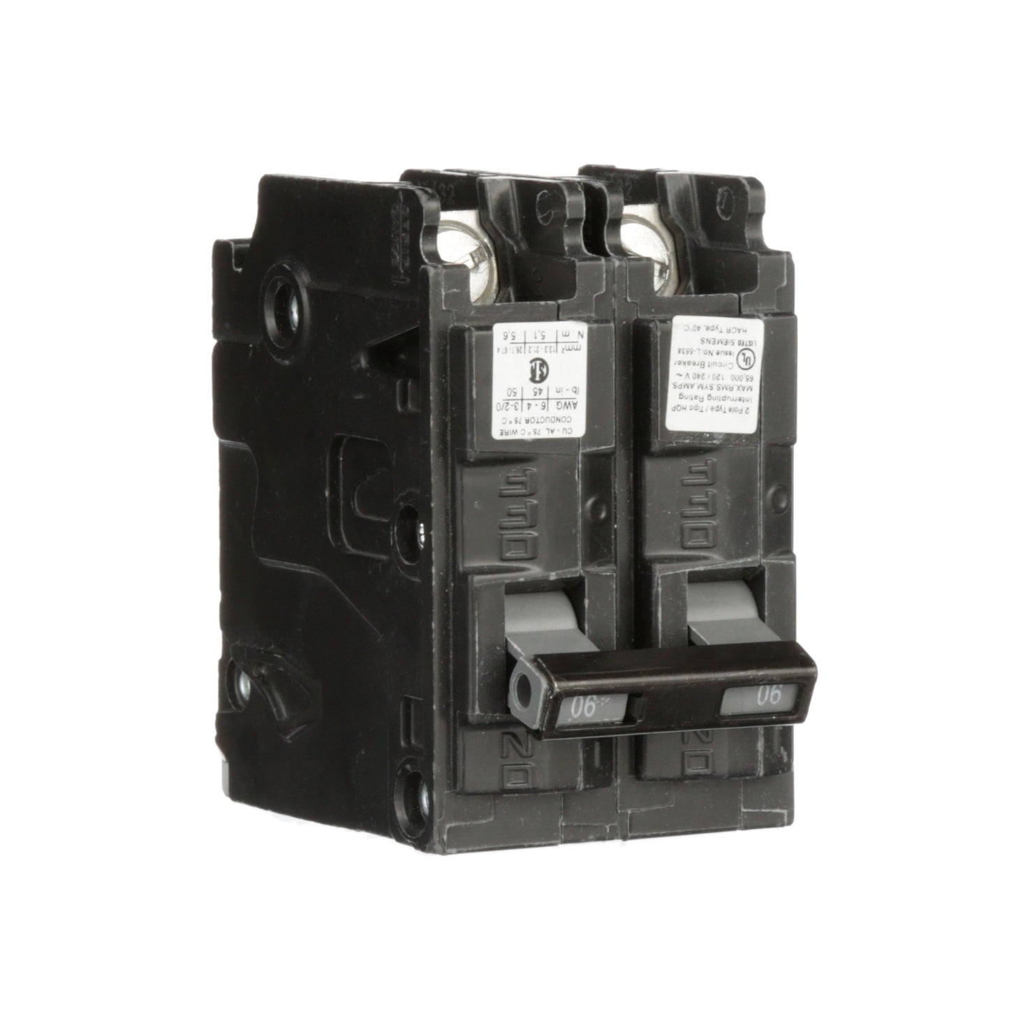 Siemens Q290HH Circuit Breaker | 240V 90A 2P 65kA@240V Plug-In Q Series