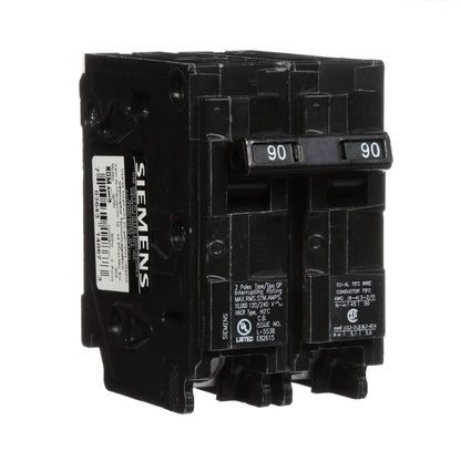 Siemens Q290 Circuit Breaker 120/240V 90A 2P 10kA@240V Plug-In Q Series