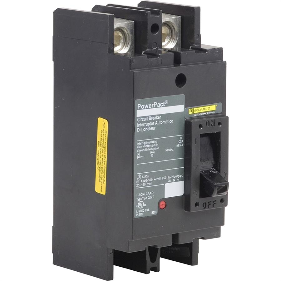 Square D Q2M2150MT Circuit Breaker | 240V 150A 2P 10kA@240V Bolt-On Q2 Series