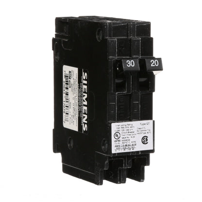 Siemens Q3020 Circuit Breaker | 240V 30A 2P 10kA@240V Plug-In Q Series
