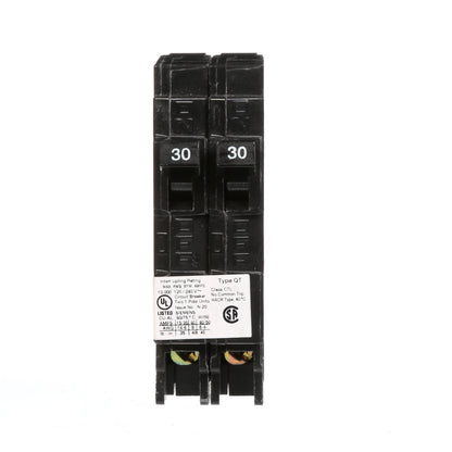 Siemens Q3030 Circuit Breaker | 240V 30A 2P 10kA@240V Plug-In Q Series
