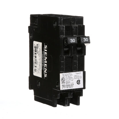 Siemens Q3030 Circuit Breaker | 240V 30A 2P 10kA@240V Plug-In Q Series