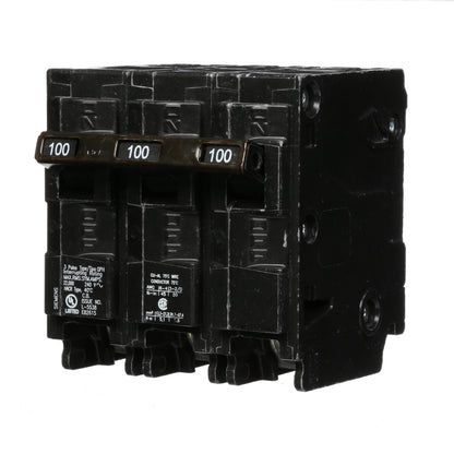 Siemens Q3100H Circuit Breaker | 240V 100A 3P 22kA@240V Plug-In Q Series