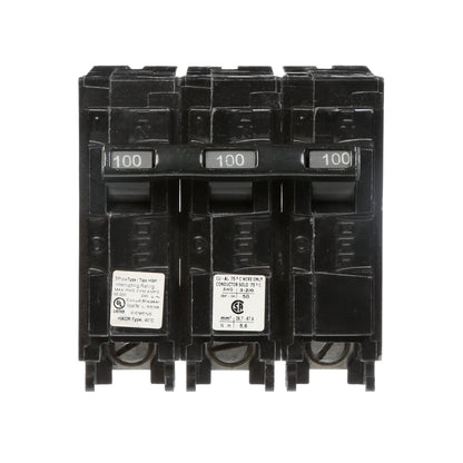 Siemens Q3100 Circuit Breaker | 240V 100A 3P Plug-In 10kA@240V Q Series