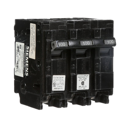Siemens Q3100 Circuit Breaker | 240V 100A 3P Plug-In 10kA@240V Q Series