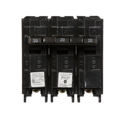 Siemens Q320H Circuit Breaker | 240V 20A 3P 22kA@240V Plug-In Q Series