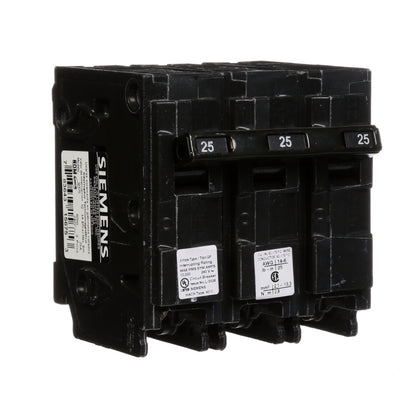 Siemens Q325 Circuit Breaker | 240V 25A 3P 10kA@240V Plug-In Q Series