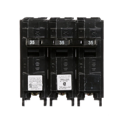 Siemens Q335 Circuit Breaker | 240V 35A 3P 10kA@240V Plug-In Q Series