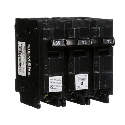Siemens Q335 Circuit Breaker | 240V 35A 3P 10kA@240V Plug-In Q Series