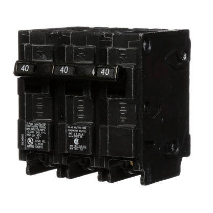Siemens Q340 Circuit Breaker | 240V 40A 3P 10kA@240V Plug-In Q Series
