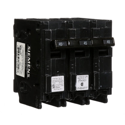 Siemens Q345 Circuit Breaker | 240V 45A 3P 10kA@240V Plug-In Q Series