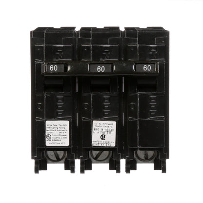 Siemens Q360H Circuit Breaker | 240V 60A 3P 22kA@240V Plug-In Q Series
