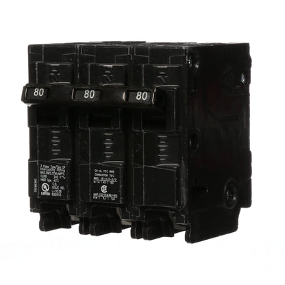 Siemens Q380 Circuit Breaker | 240V 80A 3P 10kA@240V Plug-In Q Series