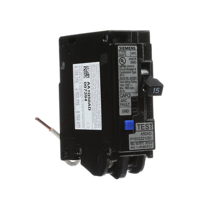 Siemens QA115AFCWG Circuit Breaker | Q Series QAF2 120V 15A