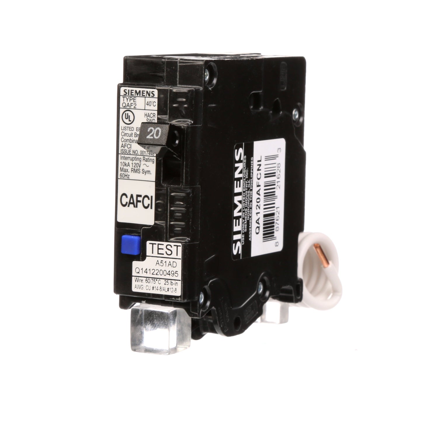 Siemens QA120AFCNL Molded Case Circuit Breaker