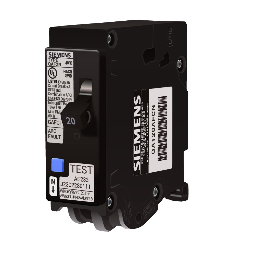 Siemens QA120AFCN Circuit Breaker | Q Q 120V 20A