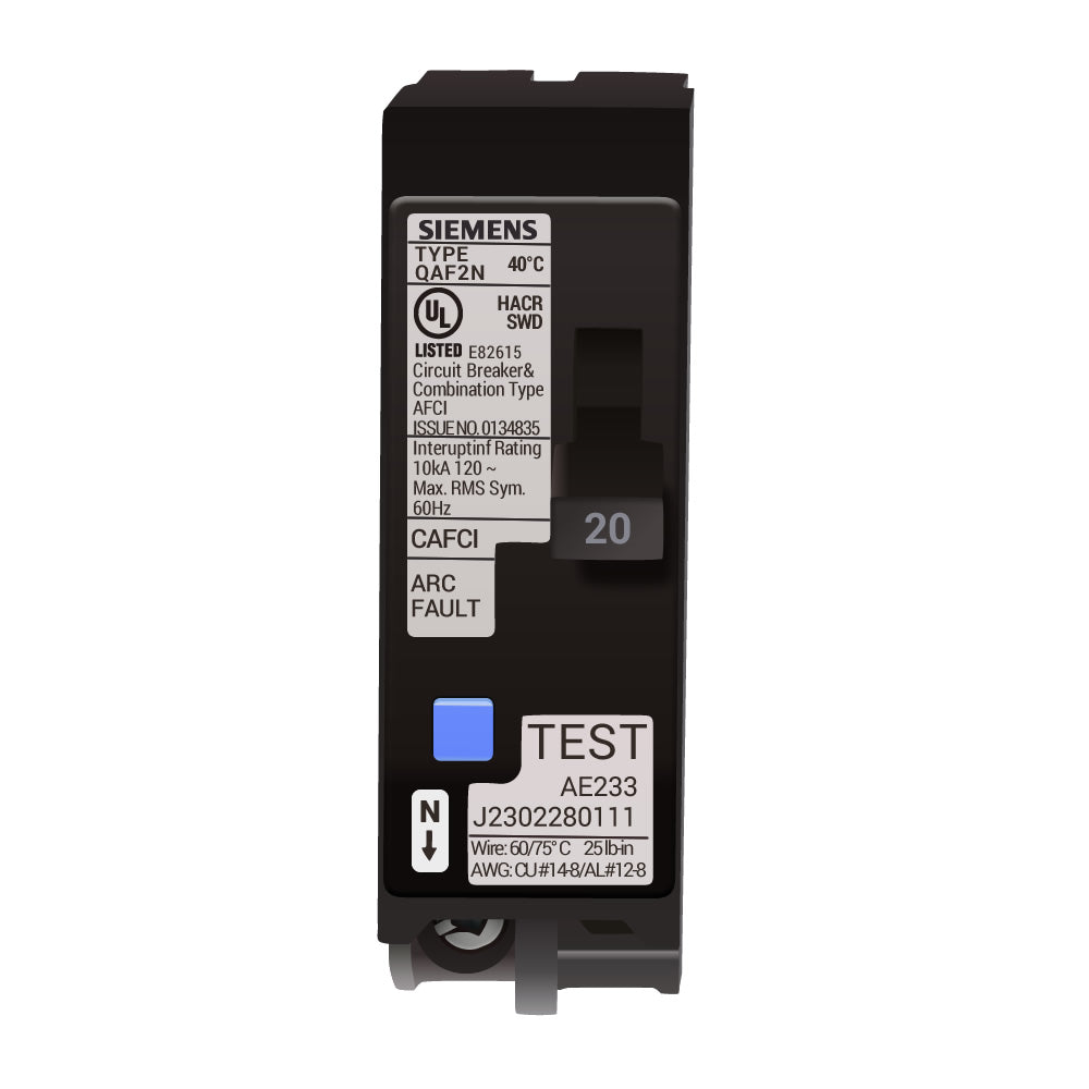 Siemens QA120AFCN Circuit Breaker | Q Q 120V 20A