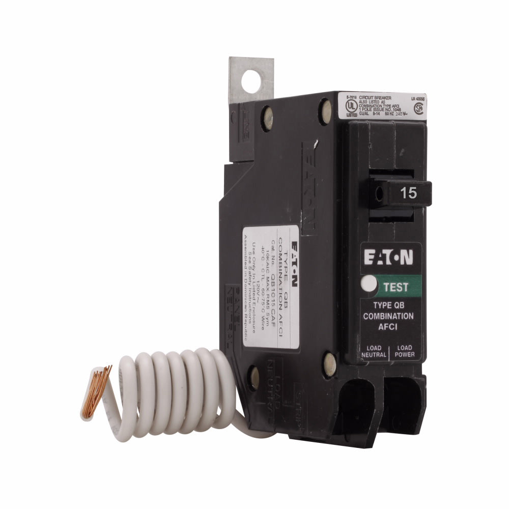 Cutler Hammer QB1015CAF Circuit Breaker | QUICKLAG QBCAF 240V 15A