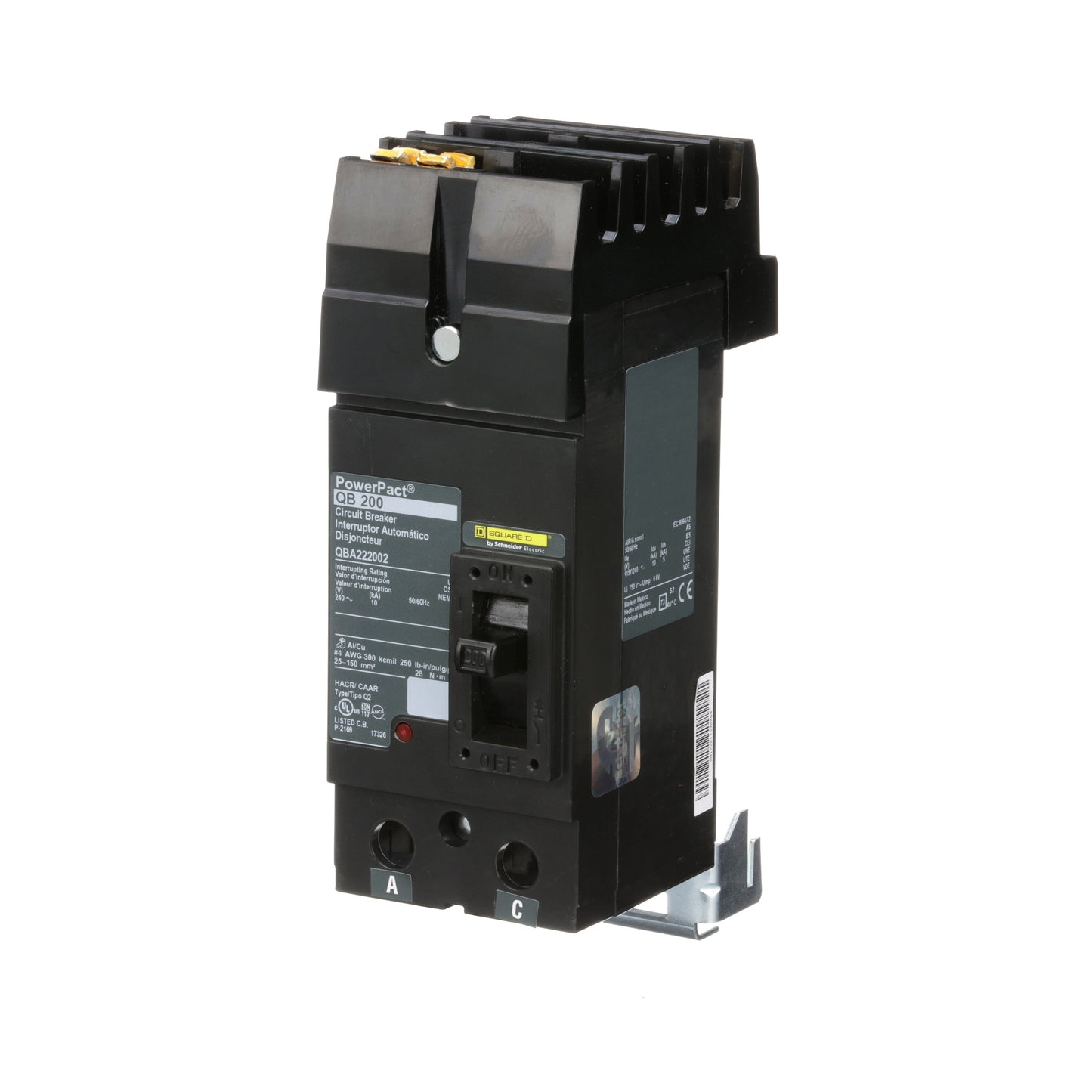 Square D QBA222002 Circuit Breaker | 240V 200A 2 Pole 10kA@240V I-Line