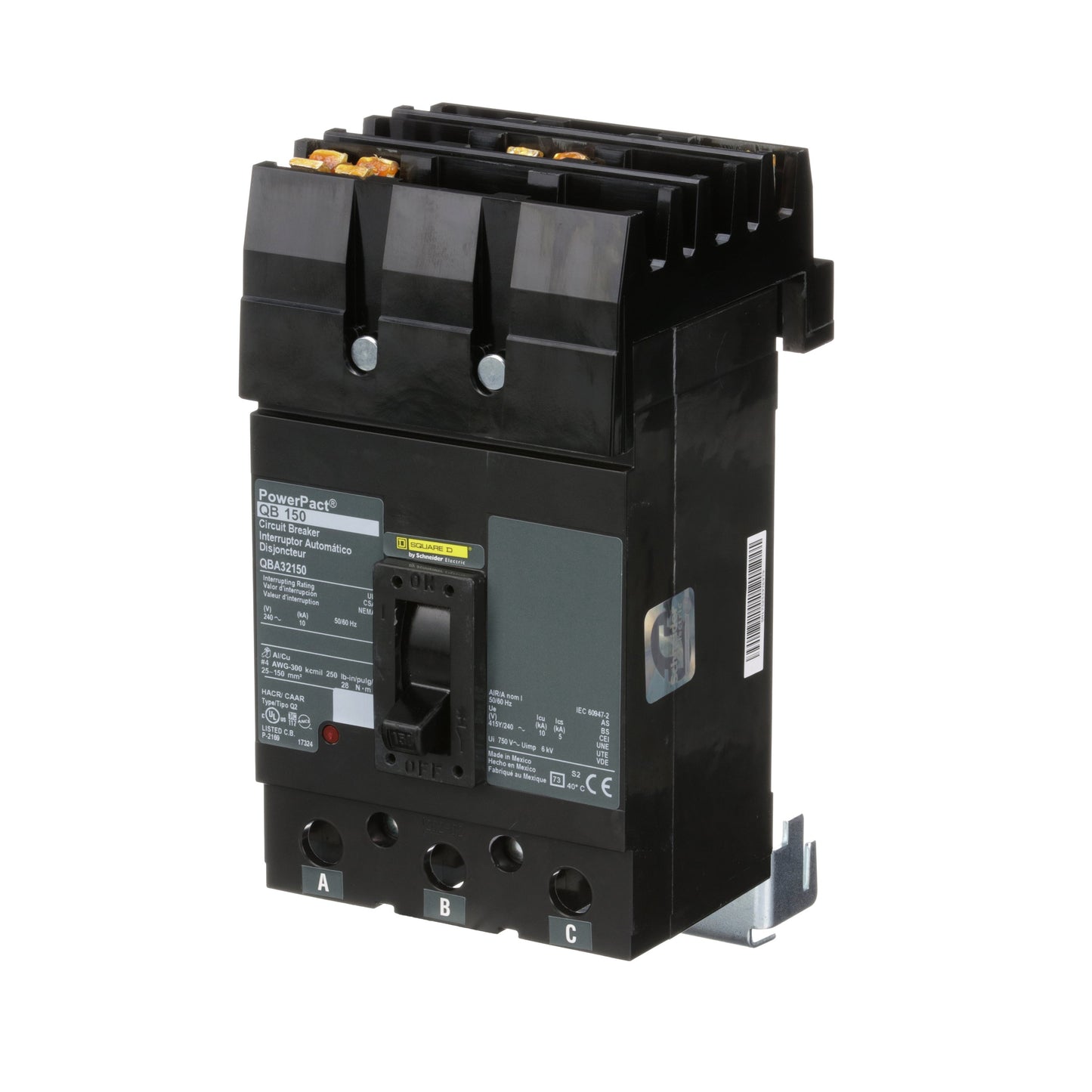 Square D QBA32150 Circuit Breaker | I-Line QBA 240V 150A