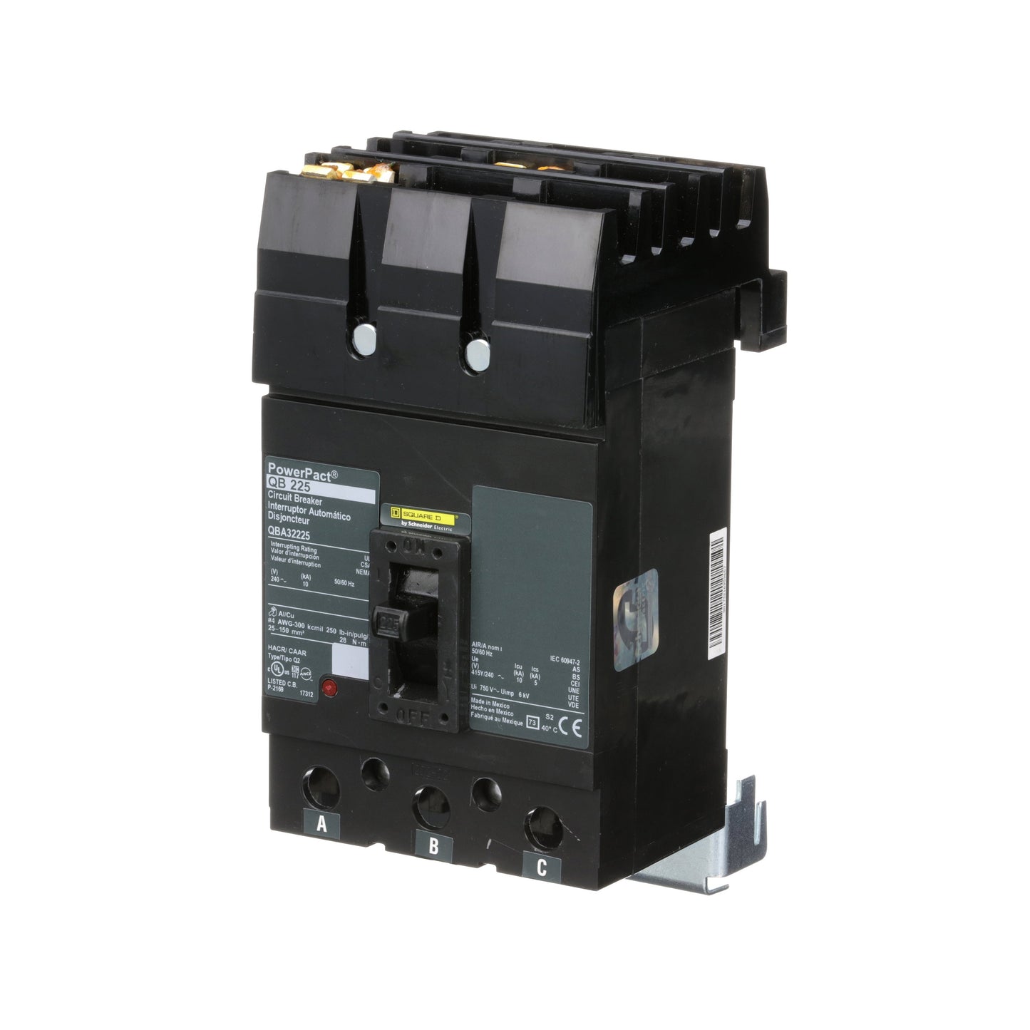 Square D QBA32225 Circuit Breaker | I-Line QBA 240V 225A