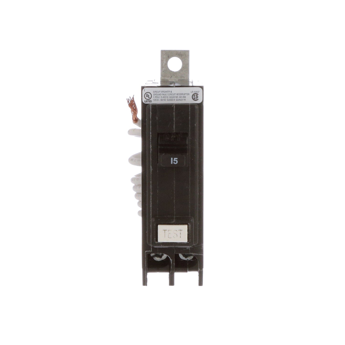 Eaton QBGFT1015 Circuit Breaker | 120V 15A 1P 10kA@120V Bolt-On QUICKLAG