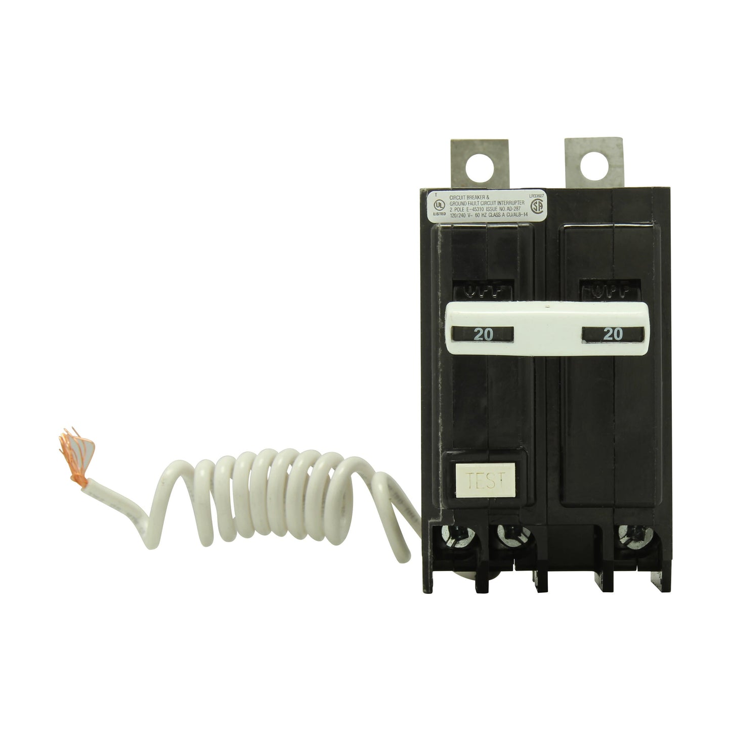 QBGFT2030 - Cutler Hammer Bolt-On 240V 30A 2 pole circuit breaker 10kA@120V - Essential Electric Supply
