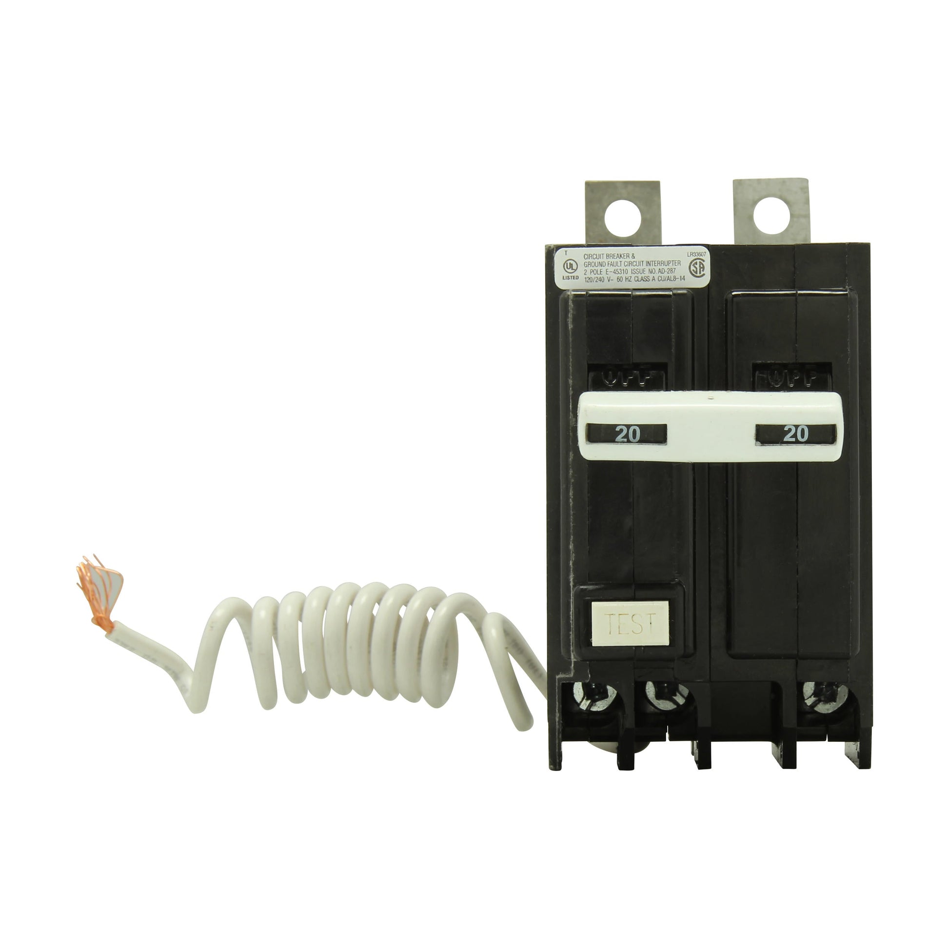QBGFT2030 - Cutler Hammer Bolt-On 240V 30A 2 pole circuit breaker 10kA@120V - Essential Electric Supply