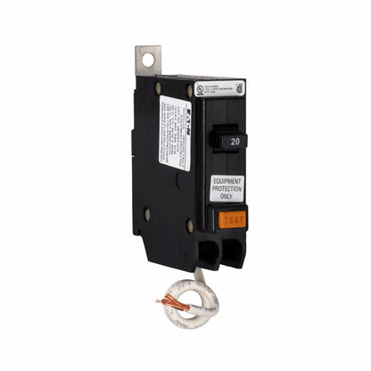 Cutler Hammer QBHGFEP1020 Circuit Breaker | 120V 20A 1P 22kA@120V Bolt-On QUICKLAG