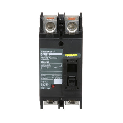 Square D QBL22125 Circuit Breaker | 240V 125A 2P 10kA@240V Feed-Thru Powerpact