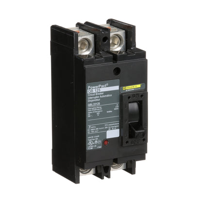 Square D QBL22125 Circuit Breaker | 240V 125A 2P 10kA@240V Feed-Thru Powerpact