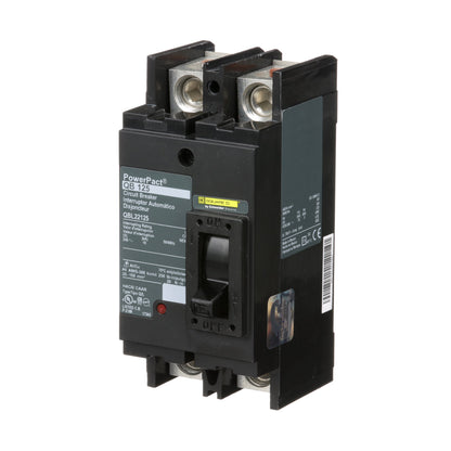 Square D QBL22125 Circuit Breaker | 240V 125A 2P 10kA@240V Feed-Thru Powerpact
