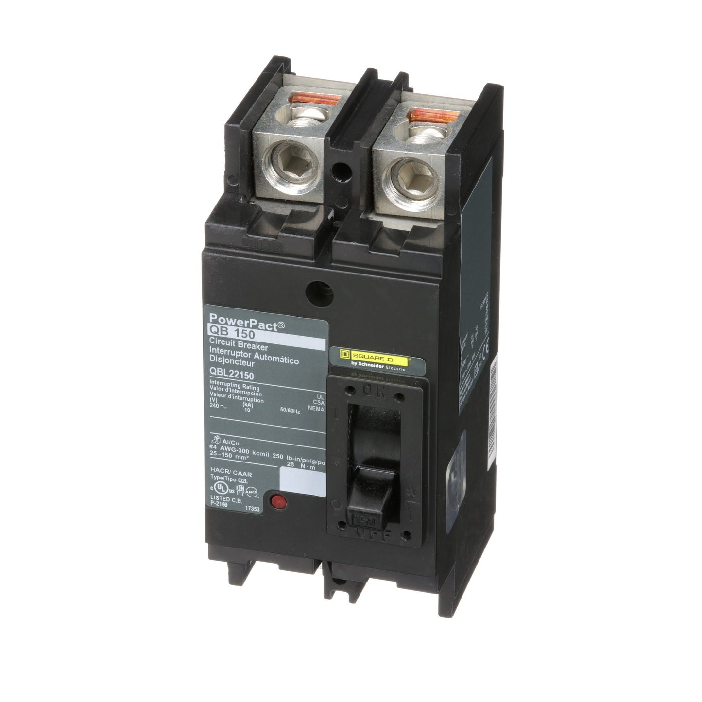 Square D QBL22150 Circuit Breaker | Powerpact QBL 240V 150A
