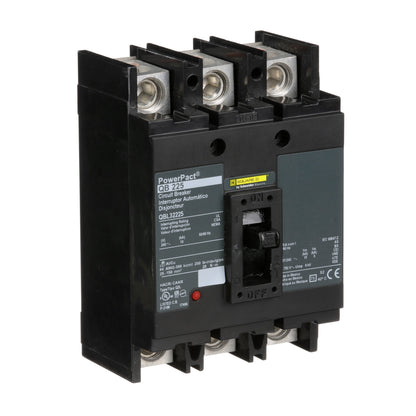 Square D QBL32225 Circuit Breaker | 240V 225A 3P 10kA@240V Bolt-On Powerpact