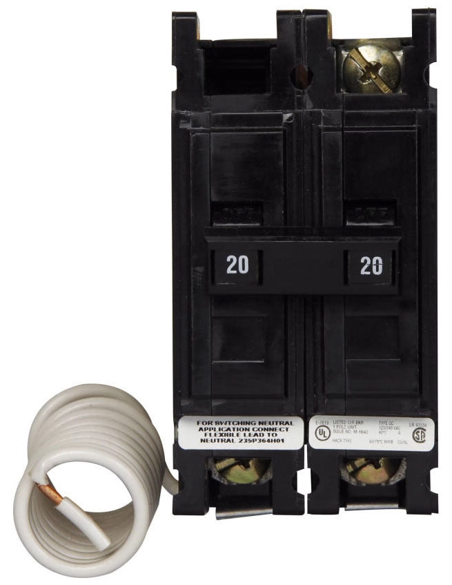 Cutler Hammer QC2020B Circuit Breaker | QUICKLAG QC 240V 20A