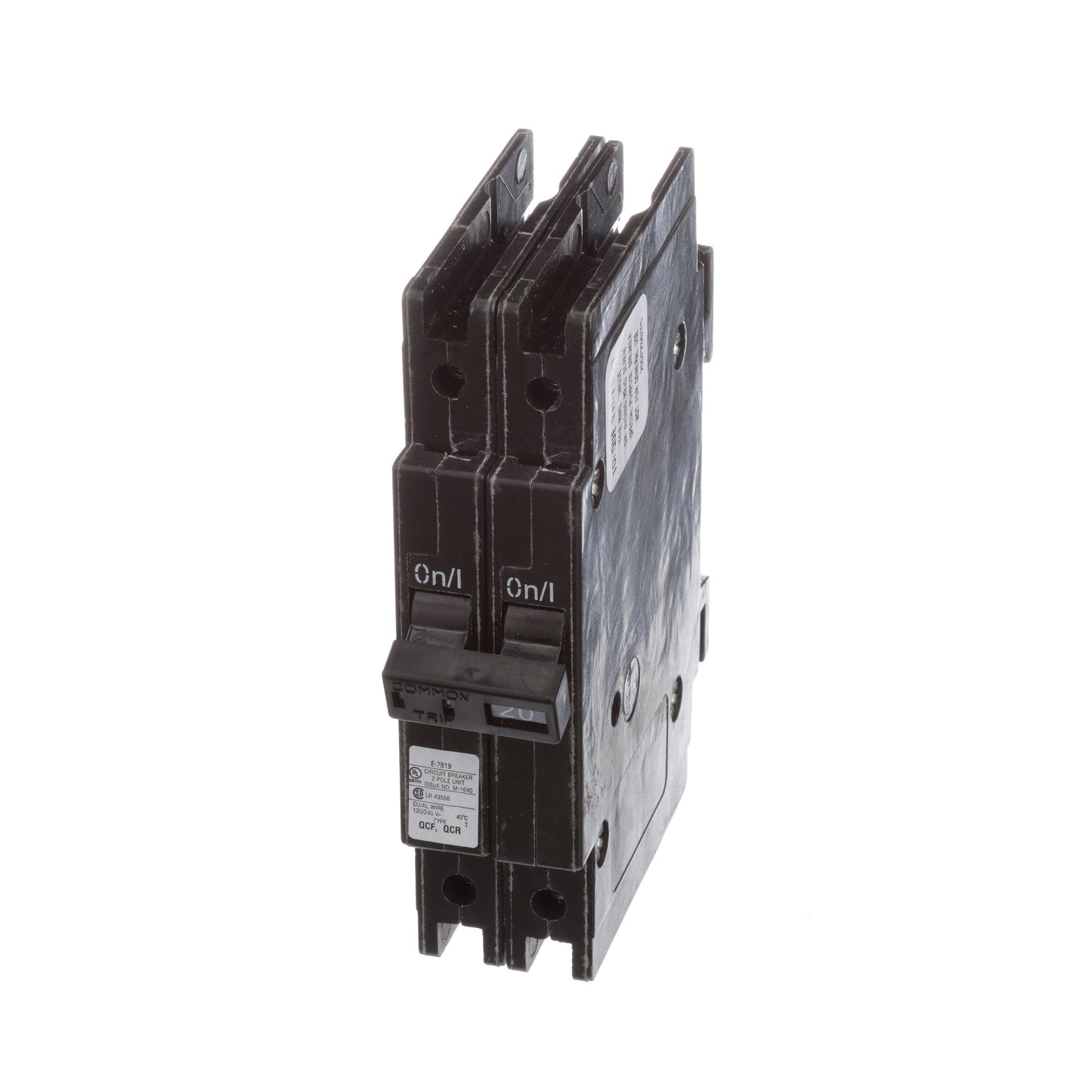 Cutler Hammer QCF2020T Circuit Breaker | 240V 20A 2P 10kA@120V Feed-Thru QUICKLAG