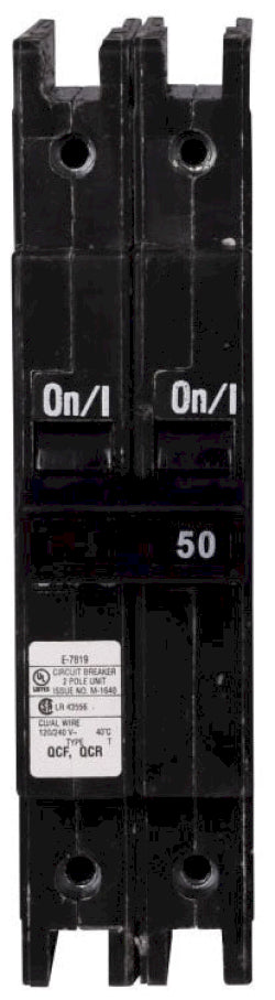 QCF2050 - Cutler Hammer Feed-Thru 50 Amp 2 Pole Circuit Breaker - Essential Electric Supply