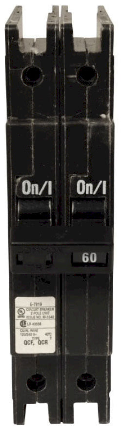 QCF2060 - Cutler Hammer Feed-Thru 60 Amp 2 Pole Circuit Breaker - Essential Electric Supply