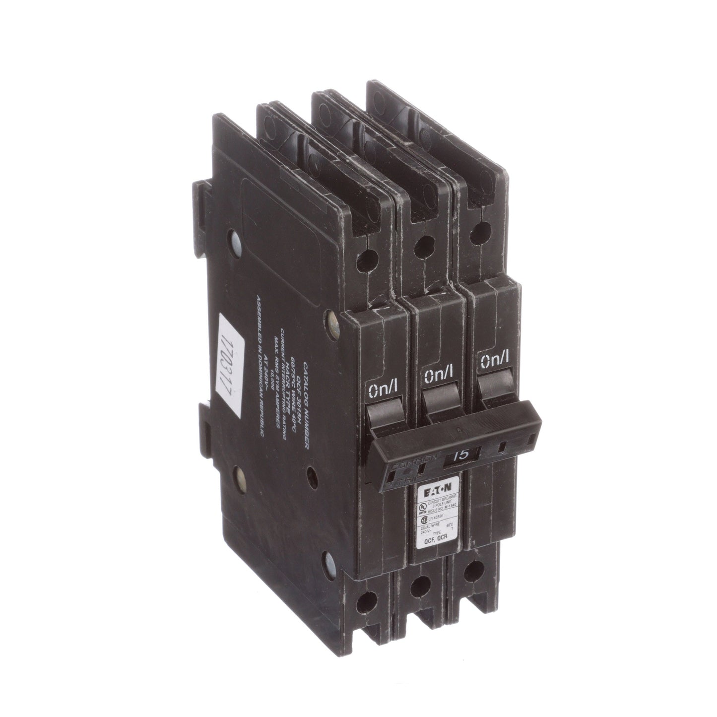 Cutler Hammer QCF3015H Circuit Breaker | QUICKLAG QCF 240V 15A