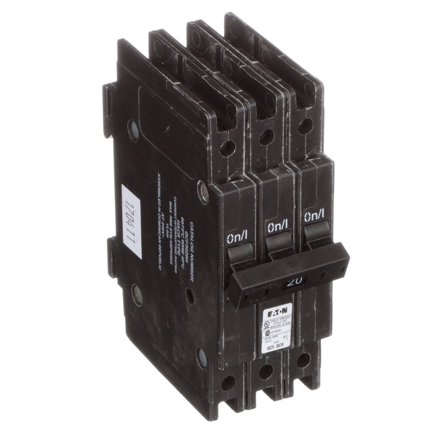 Cutler Hammer QCF3020H Circuit Breaker | QUICKLAG QCF 240V 20A