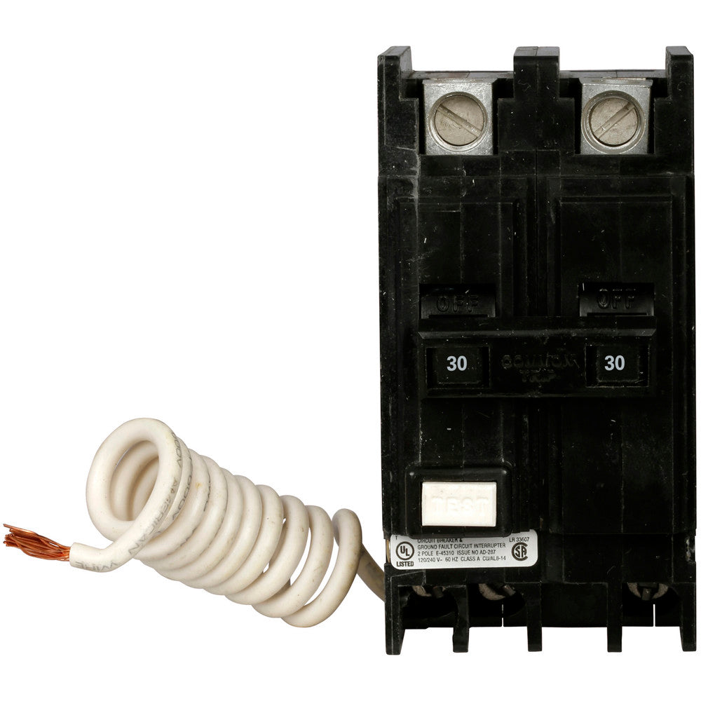 Cutler Hammer QCGF2030 Circuit Breaker | 240V 30A 2P 10kA@120V Feed-Thru QUICKLAG
