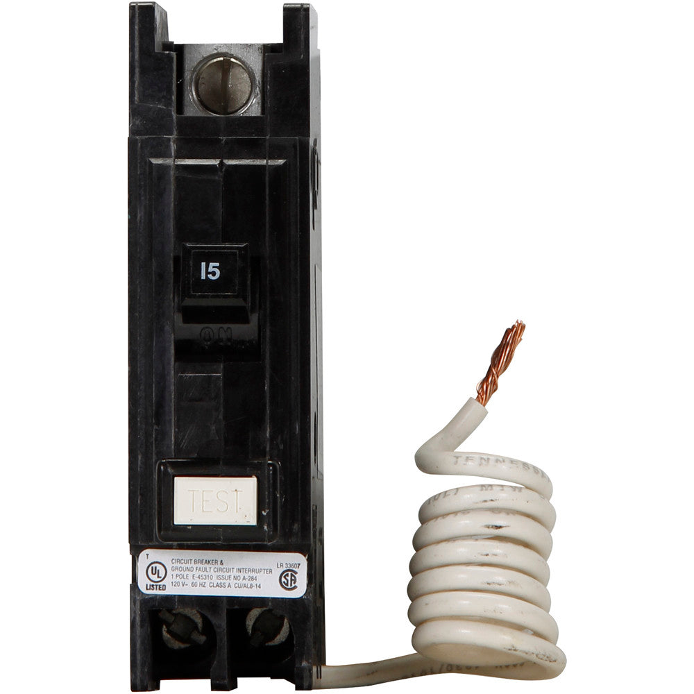 Cutler Hammer QCGFT1015 Circuit Breaker | QC Series QCGFT 120V 15A