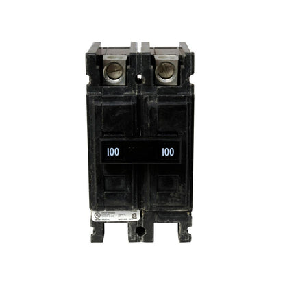 Cutler Hammer QCHW2100 Circuit Breaker | 240V 100A 2P 22kA@240V Feed-Thru Quicklag