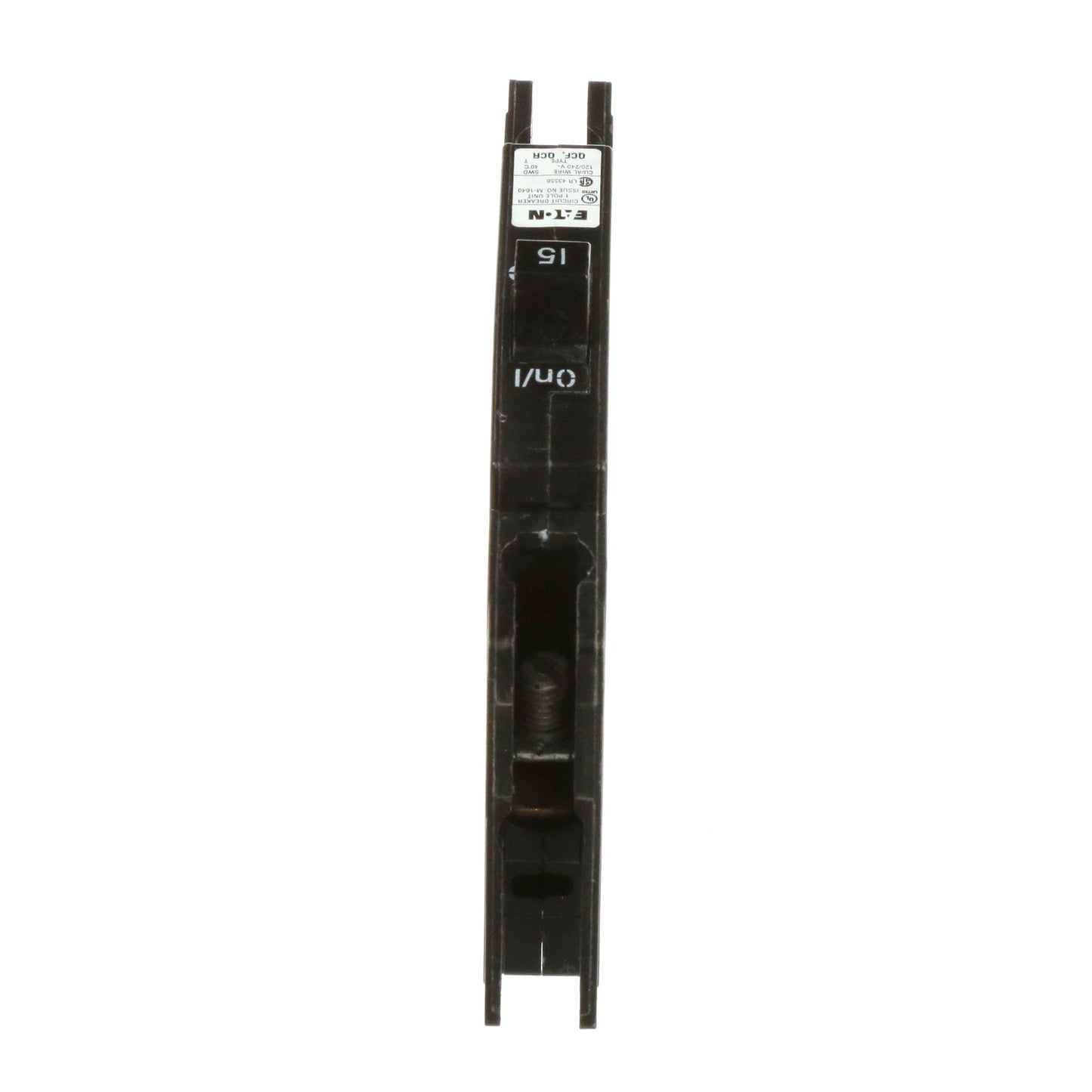 Cutler Hammer QCR1015 Circuit Breaker | 120V 15A 1P 22kA@120V Feed-Thru QUICKLAG